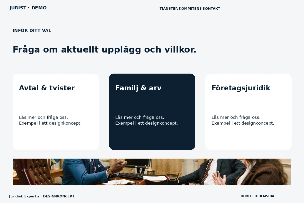 Juridisk Expertis – Alternativ & villkor för jurist