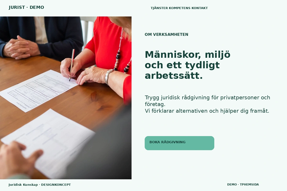 Juridisk Kunskap – Om verksamheten för jurist