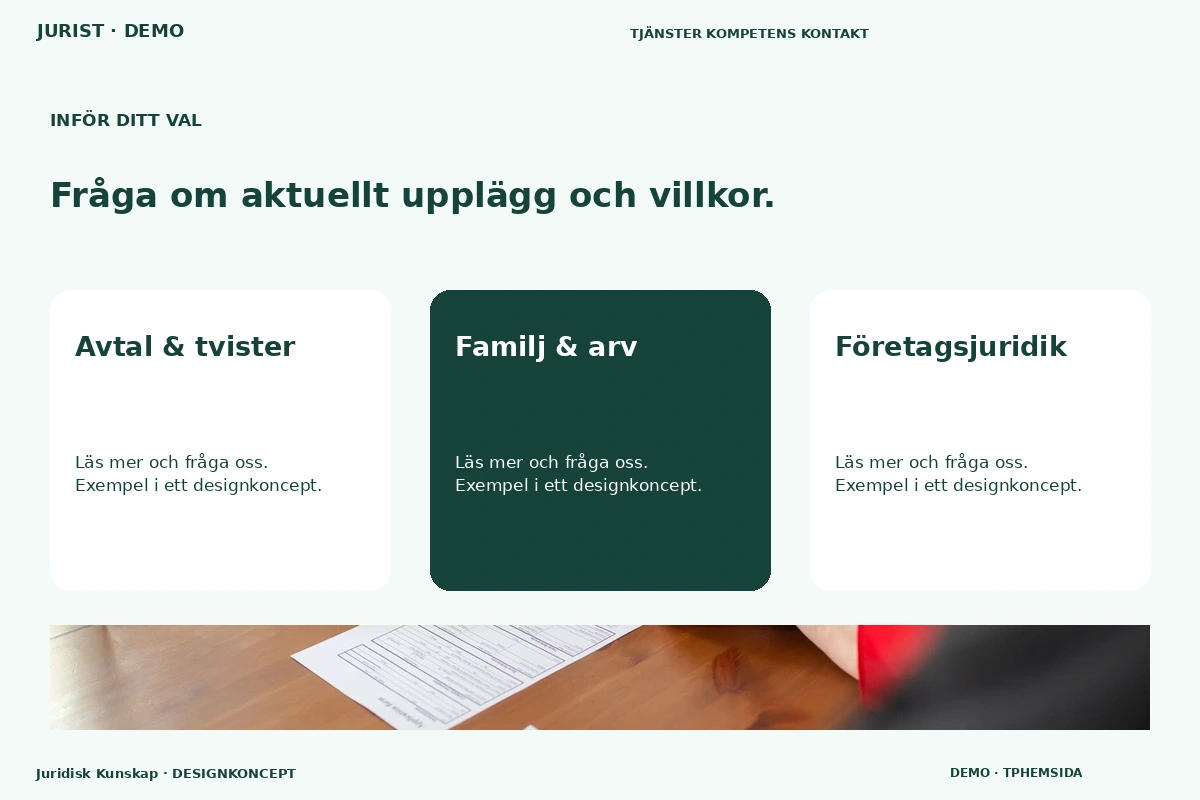 Juridisk Kunskap – Alternativ & villkor för jurist
