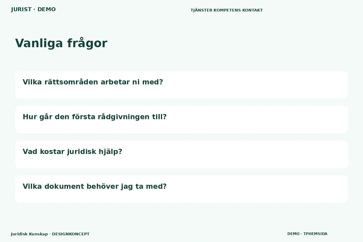 Juridisk Kunskap – Vanliga frågor för jurist