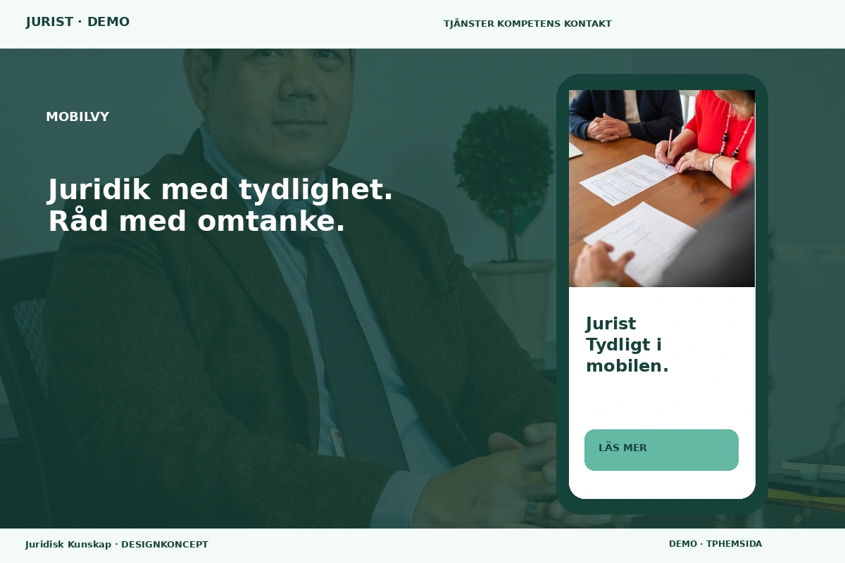 Juridisk Kunskap – Mobilvy för jurist