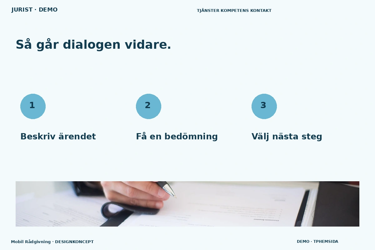 Mobil Rådgivning – Så fungerar dialogen för jurist