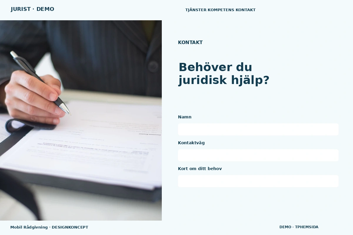 Mobil Rådgivning – Kontakt för jurist