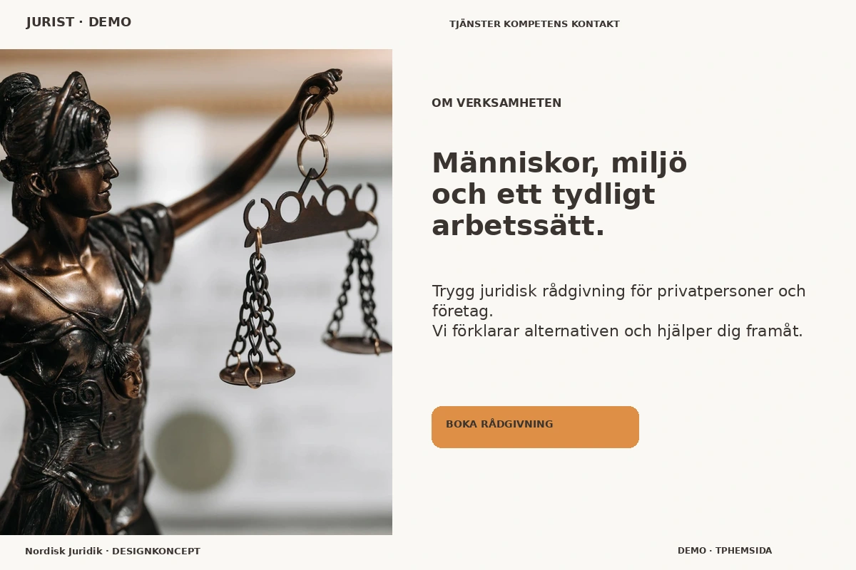 Nordisk Juridik – Om verksamheten för jurist
