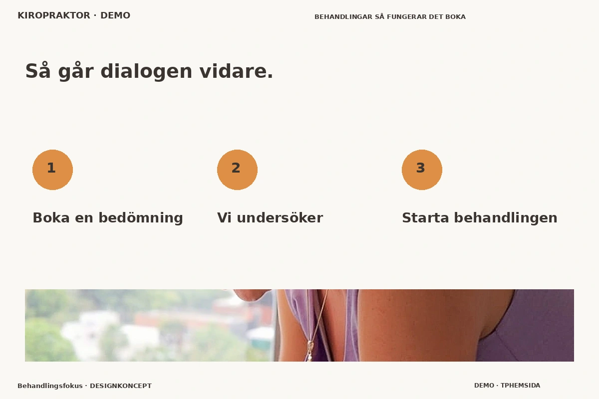 Behandlingsfokus – Så fungerar dialogen för kiropraktor