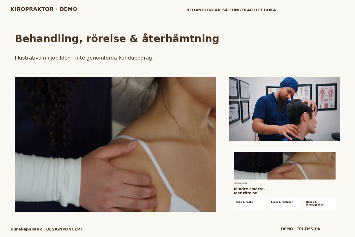Kunskapsbank – Behandling, rörelse & återhämtning för kiropraktor