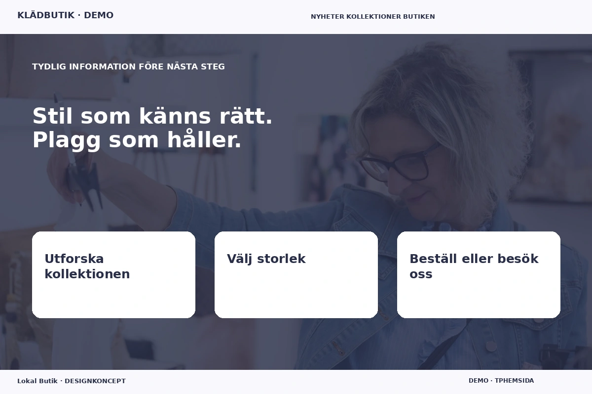 Lokal Butik – Inför ditt val för klädbutik