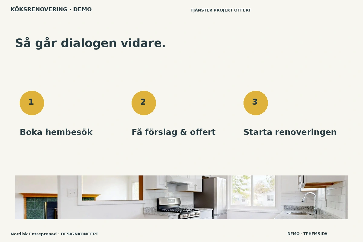 Nordisk Entreprenad – Så fungerar dialogen för köksrenovering