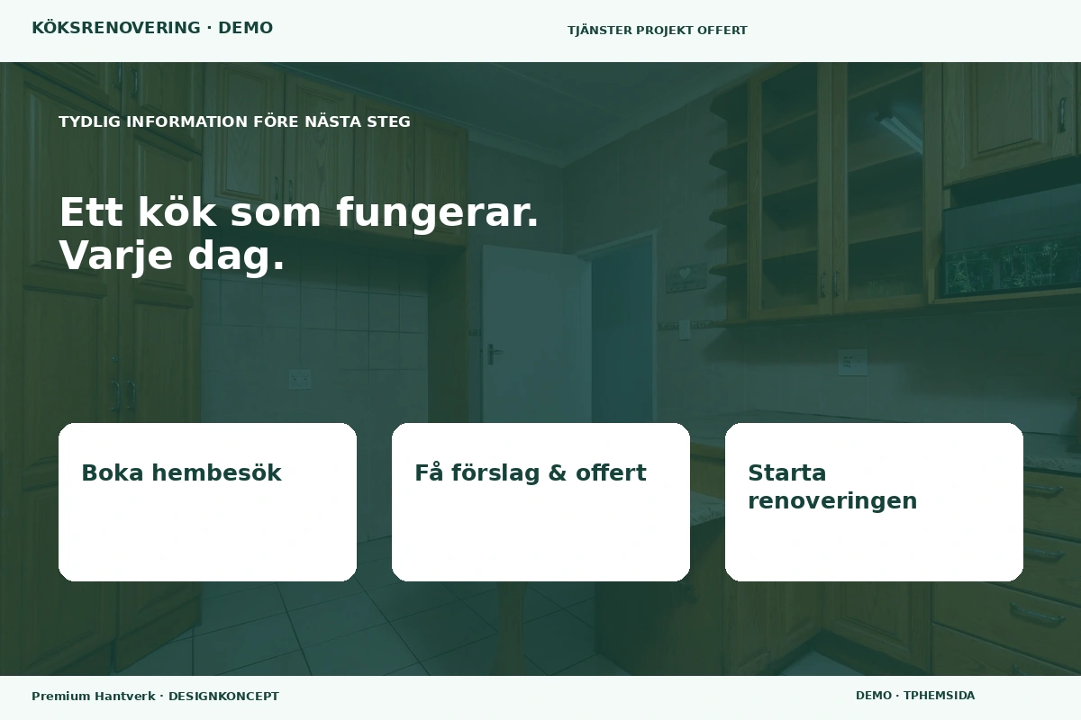 Premium Hantverk – Inför ditt val för köksrenovering