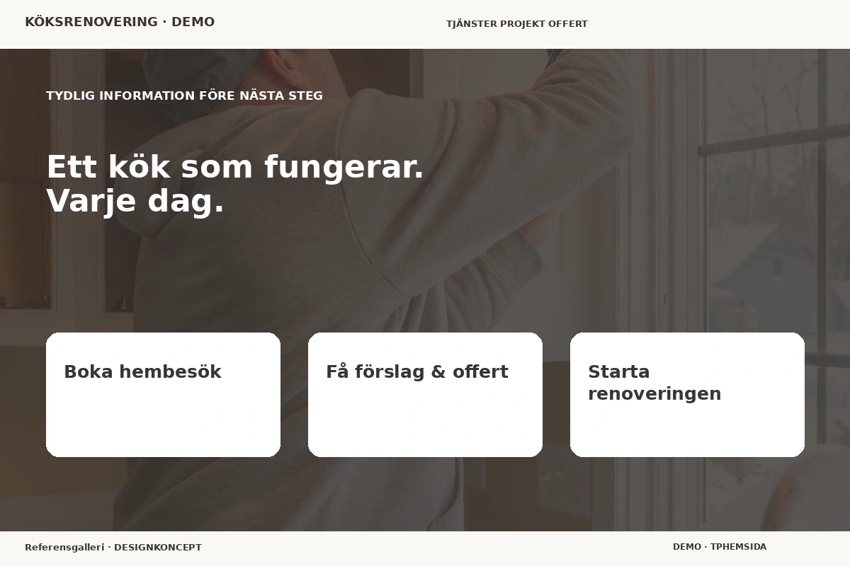 Referensgalleri – Inför ditt val för köksrenovering