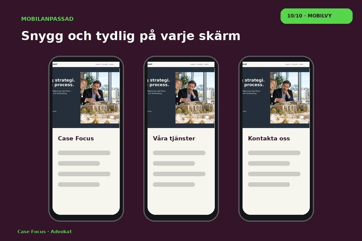 Case Focus – Mobilvy för advokat
