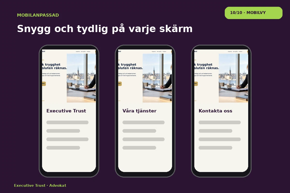 Executive Trust – Mobilvy för advokat
