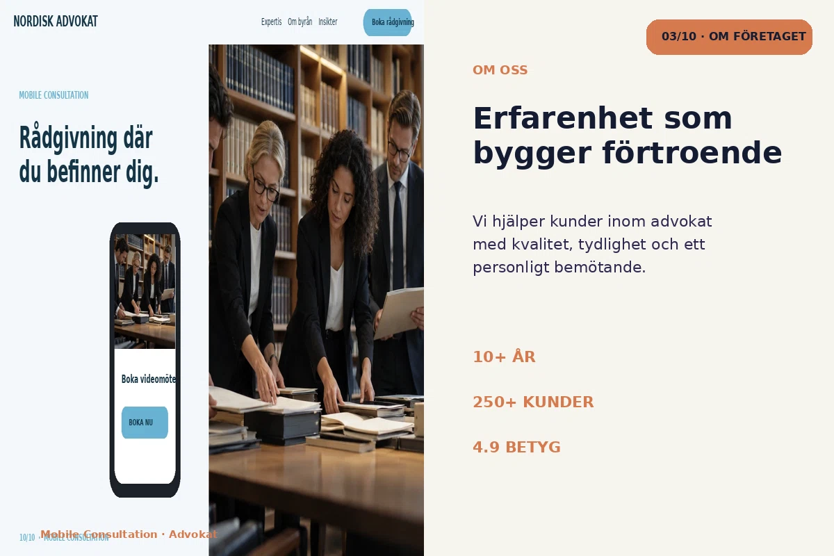 Mobile Consultation – Om företaget för advokat