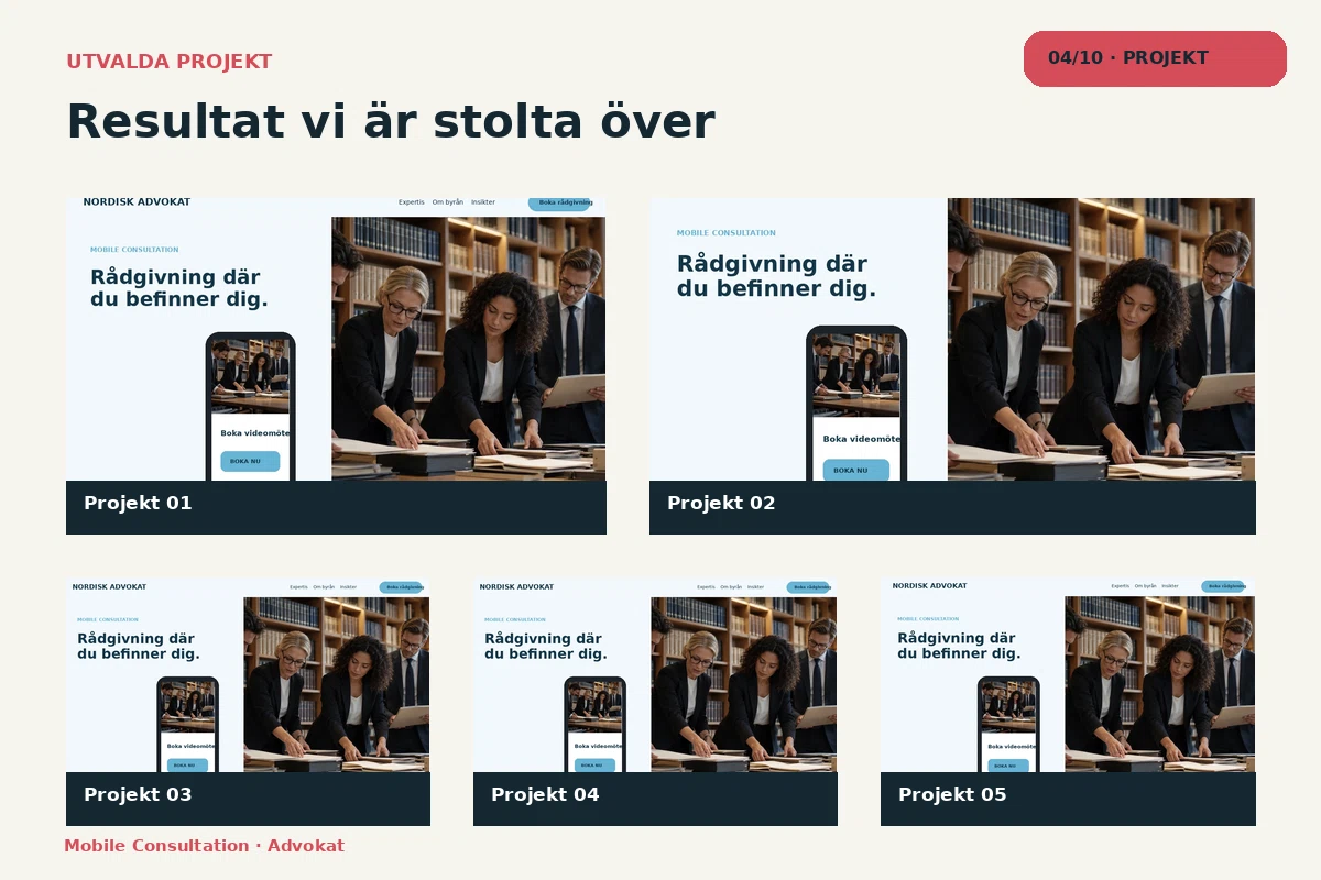 Mobile Consultation – Projekt för advokat