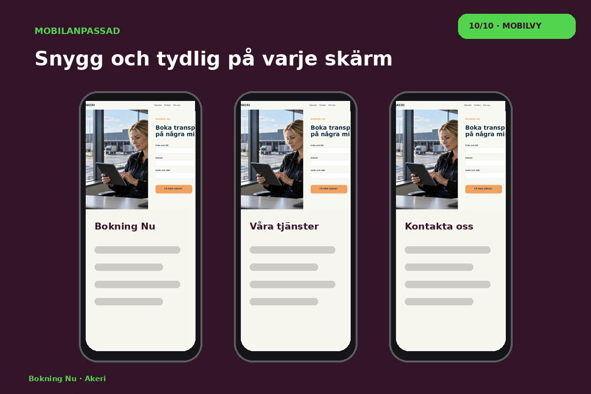 Bokning Nu – Mobilvy för akeri
