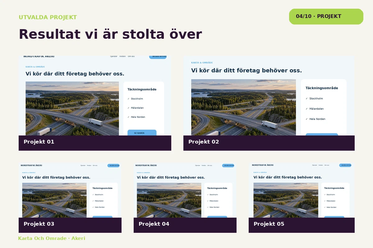 Karta & Område – Projekt för akeri