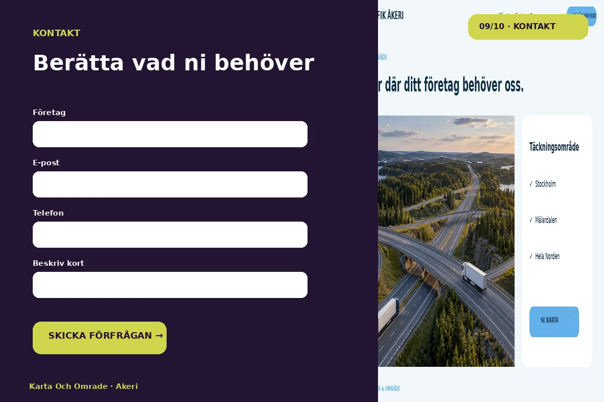 Karta & Område – Kontakt för akeri