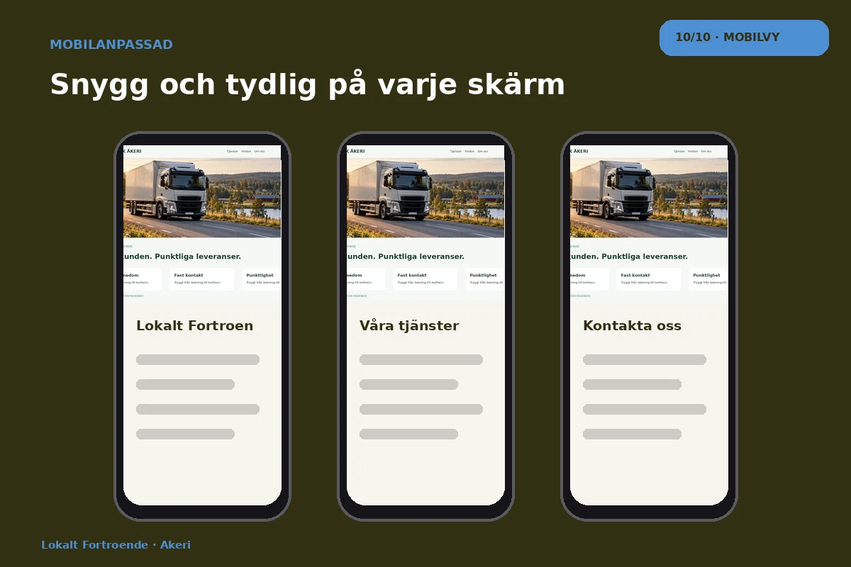 Lokalt Förtroende – Mobilvy för akeri