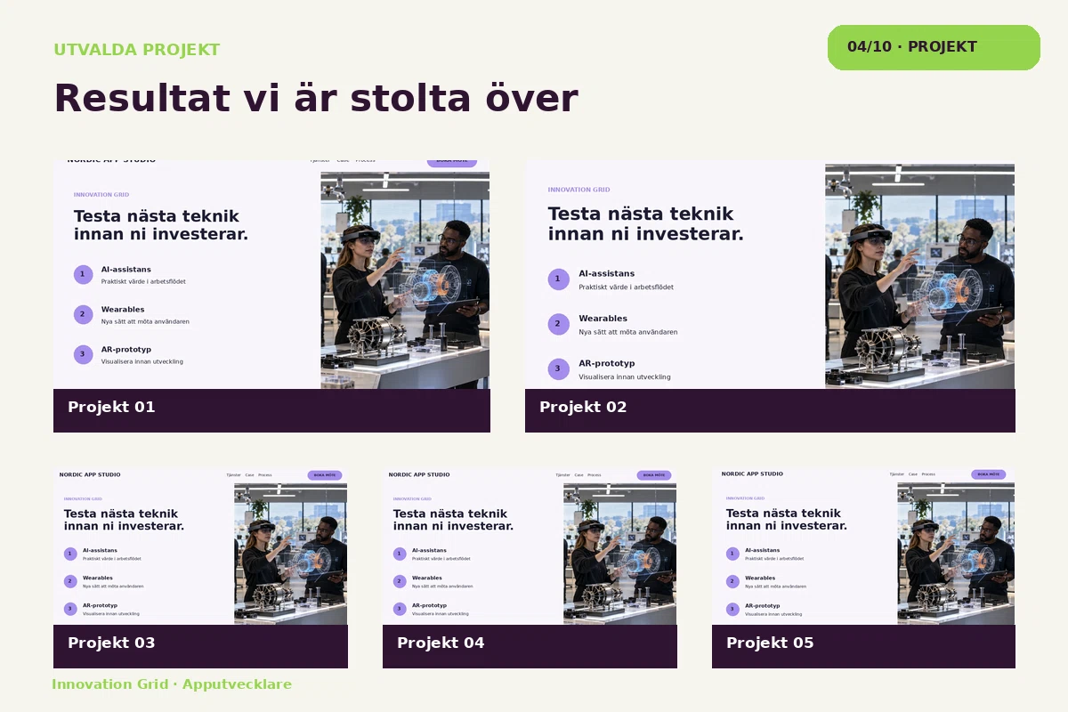 Innovation Grid – Projekt för apputvecklare
