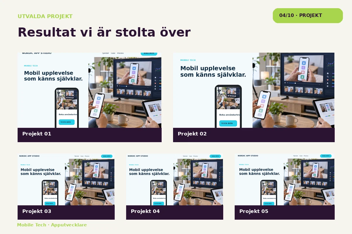 Mobile Tech – Projekt för apputvecklare