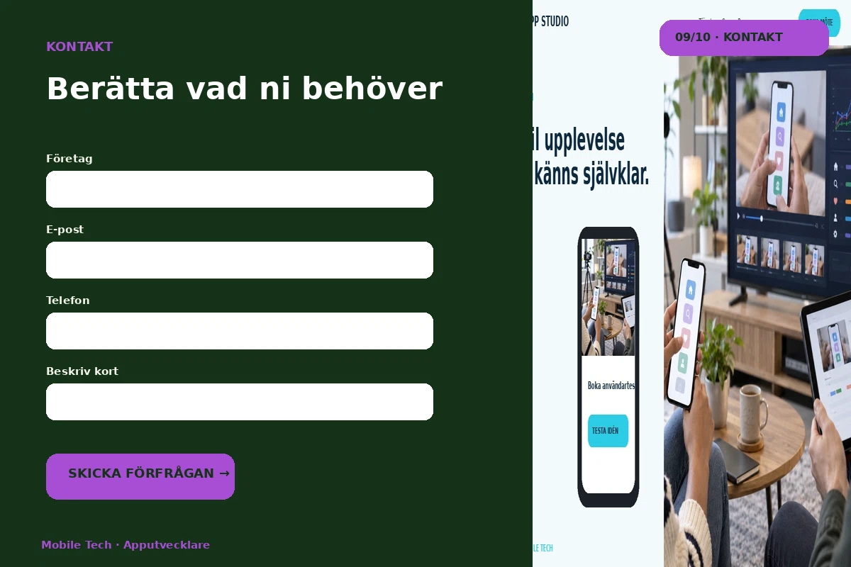 Mobile Tech – Kontakt för apputvecklare