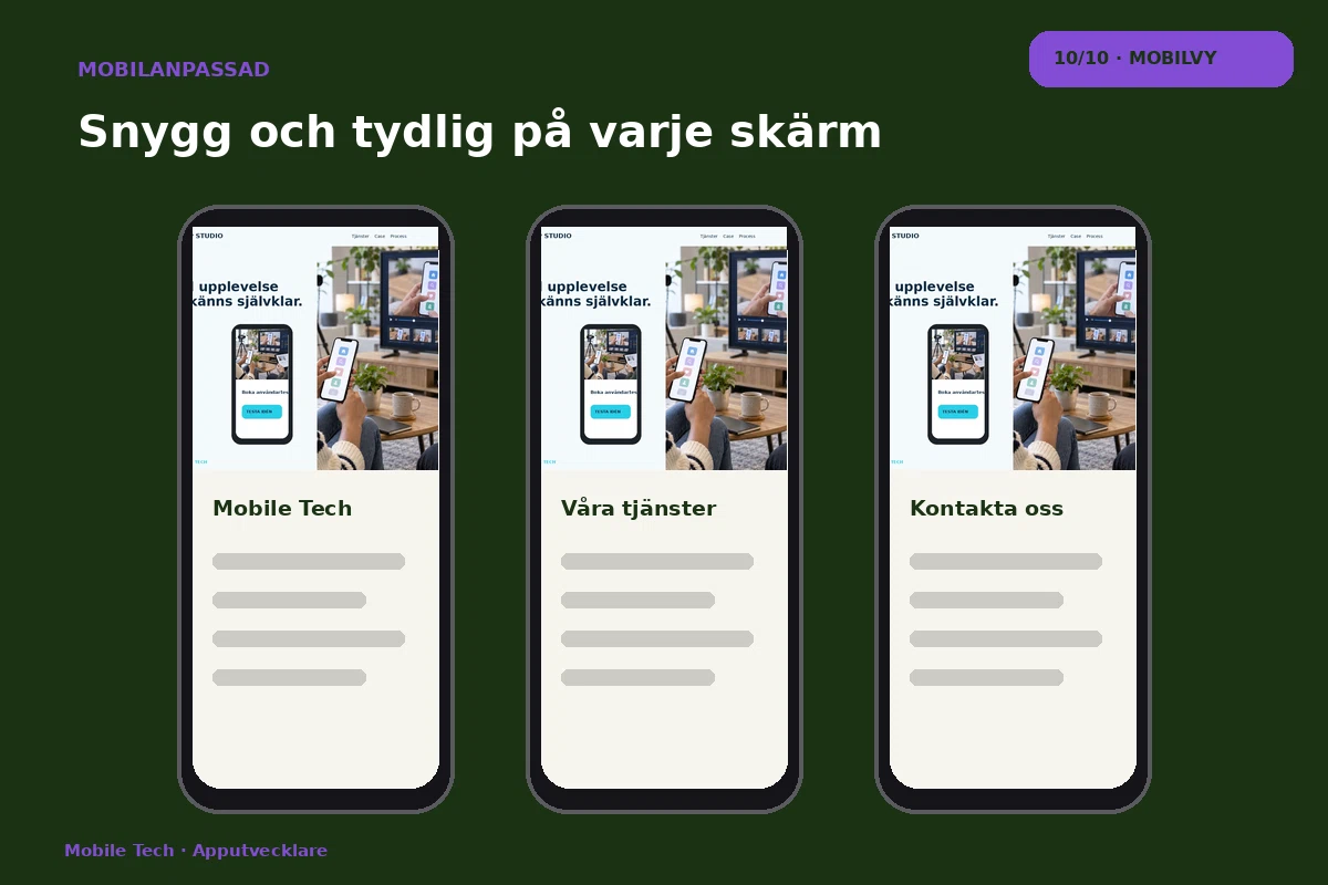 Mobile Tech – Mobilvy för apputvecklare