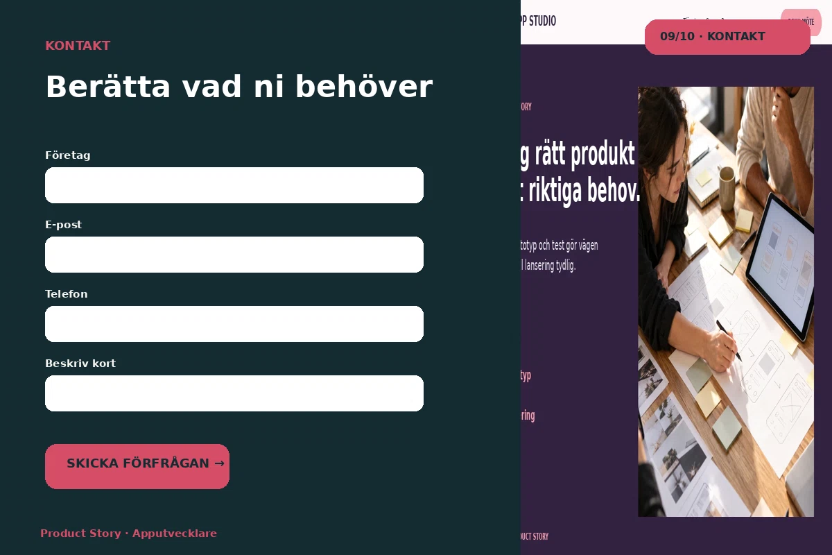 Product Story – Kontakt för apputvecklare
