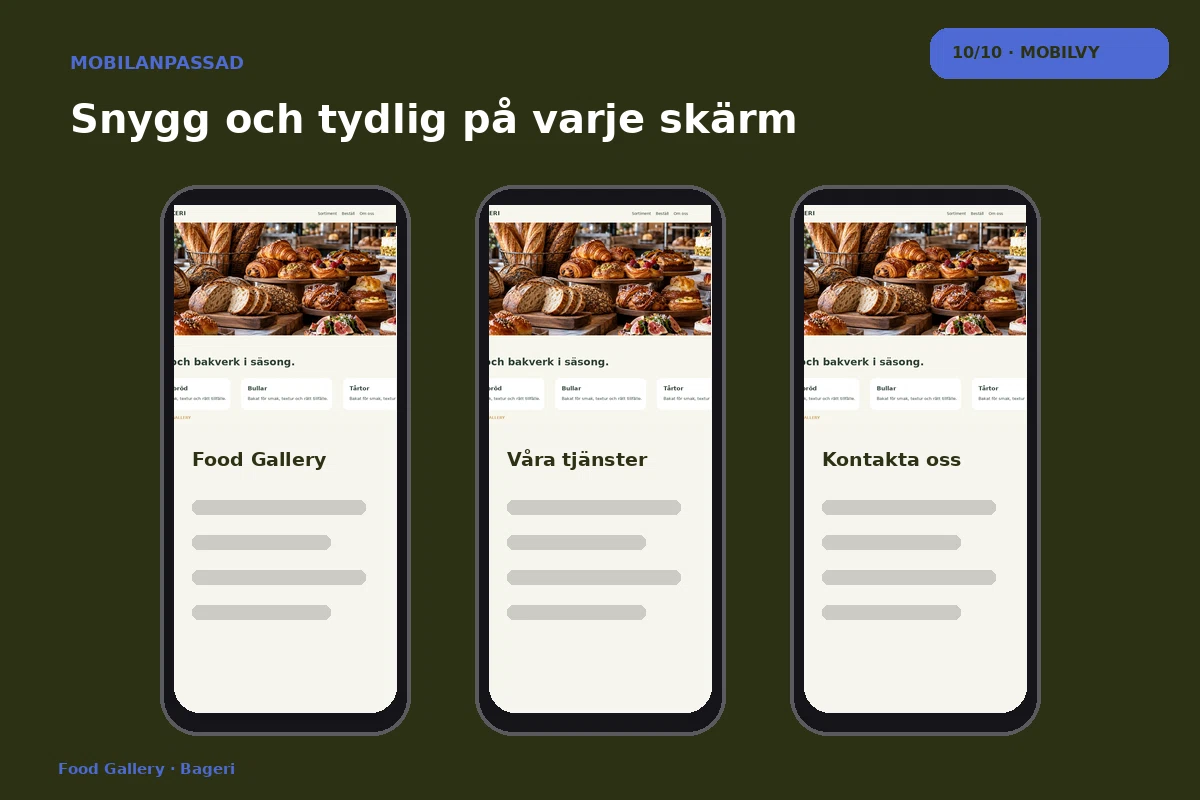 Food Gallery – Mobilvy för bageri