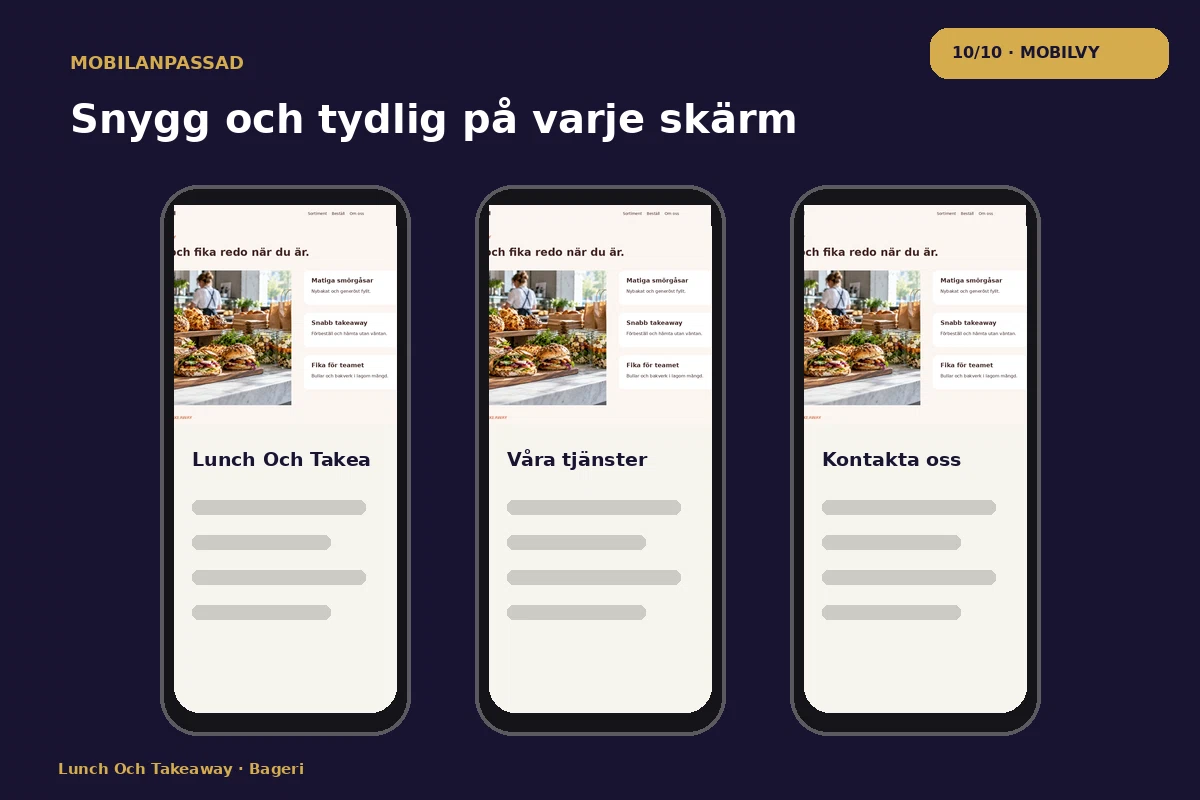 Lunch & Takeaway – Mobilvy för bageri