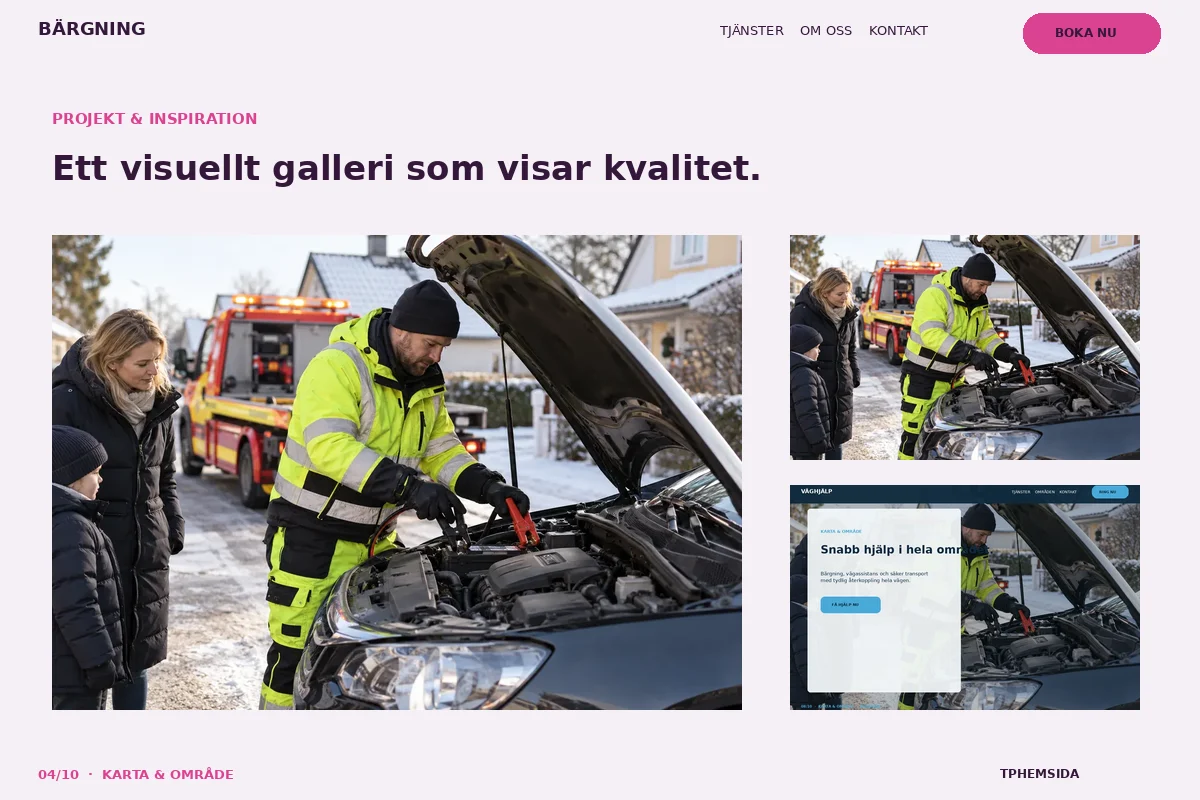 Karta & Område – Projekt för bärgning