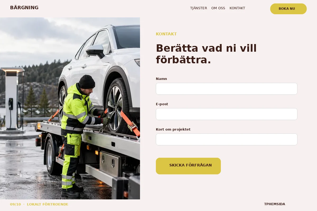 Lokalt Förtroende – Kontakt för bärgning