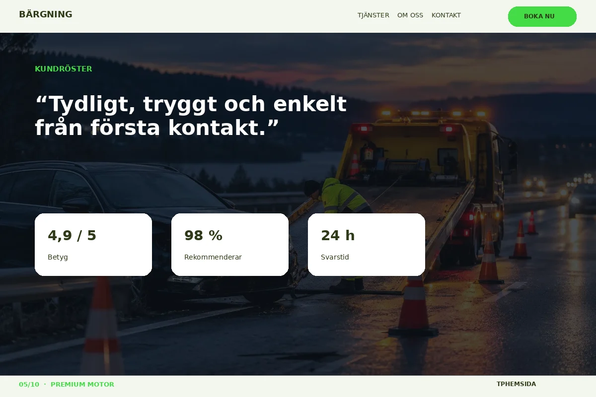 Premium Motor – Kundröster för bärgning