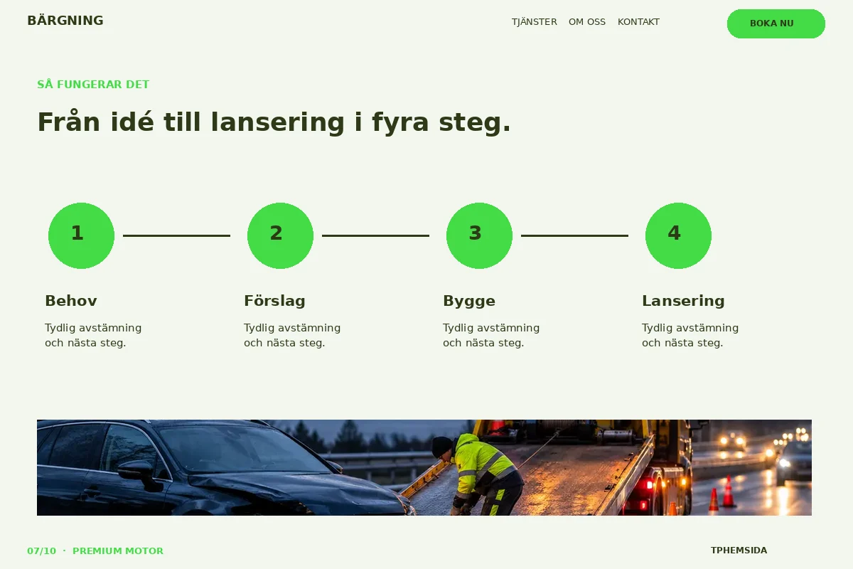 Premium Motor – Så fungerar det för bärgning