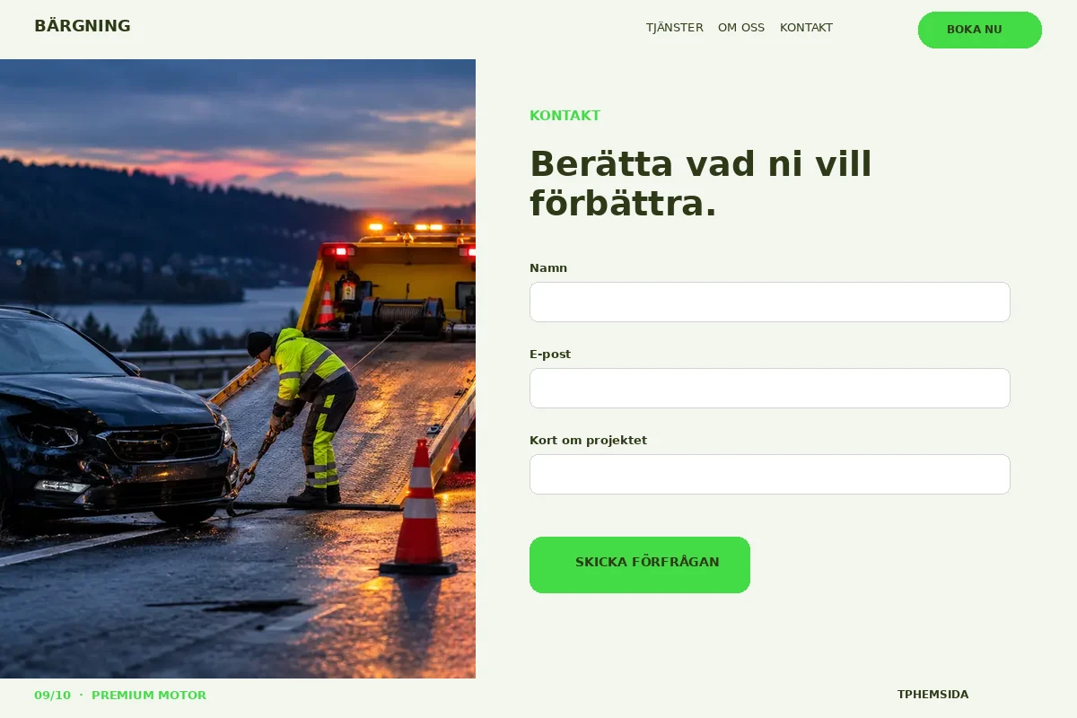 Premium Motor – Kontakt för bärgning