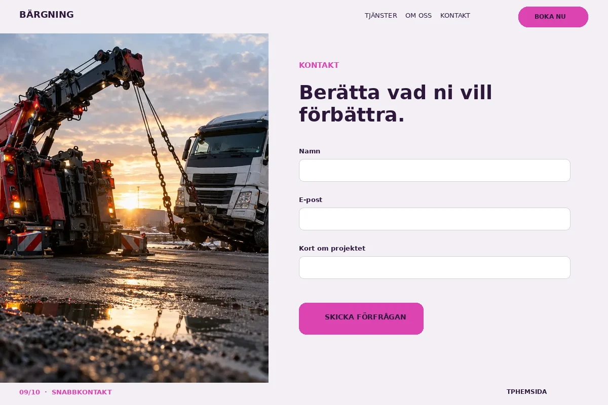 Snabbkontakt – Kontakt för bärgning