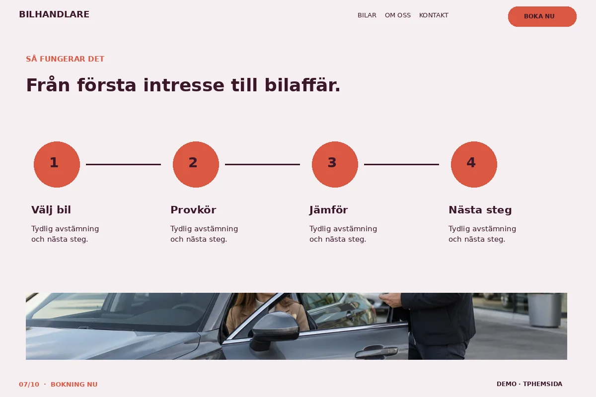 Bokning Nu – Så fungerar det för bilhandlare