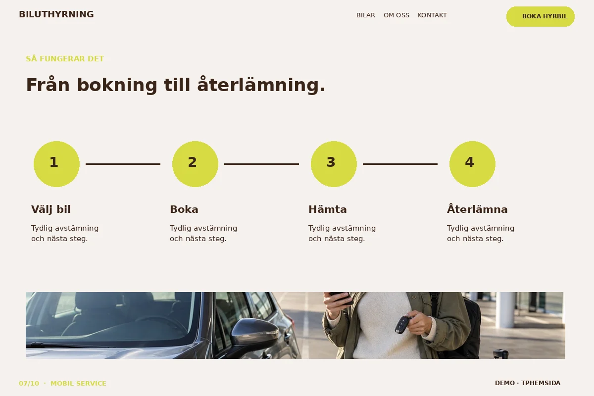 Mobil Service – Så fungerar det för biluthyrning