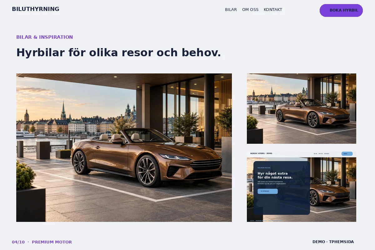 Premium Motor – Bilgalleri för biluthyrning