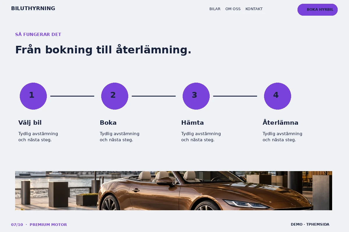 Premium Motor – Så fungerar det för biluthyrning