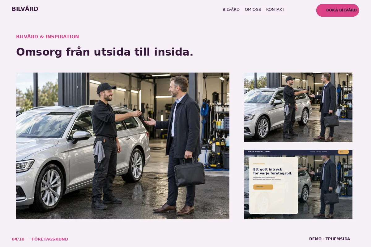 Företagskund – Bilgalleri för bilvård
