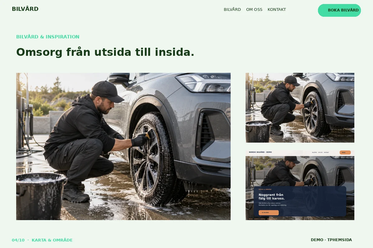 Karta & Område – Bilgalleri för bilvård