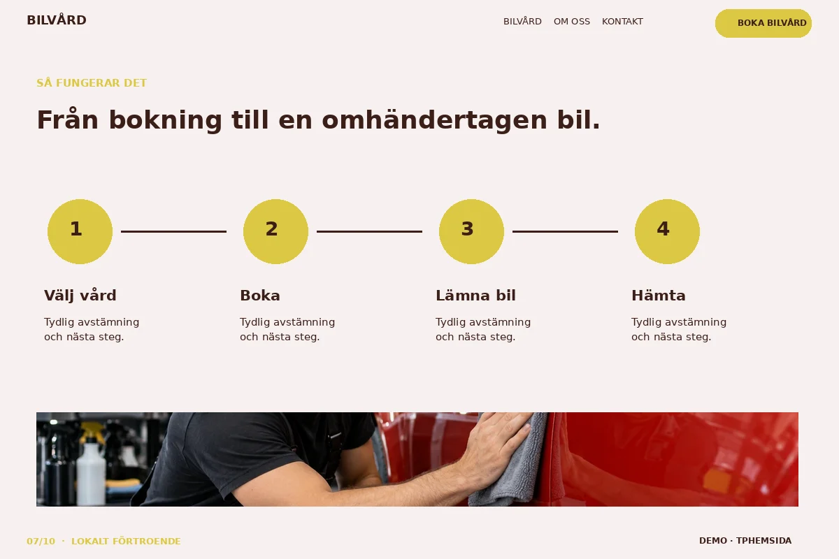 Lokalt Förtroende – Så fungerar det för bilvård