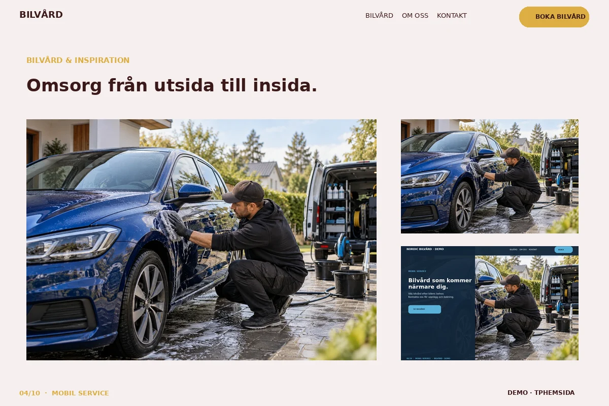 Mobil Service – Bilgalleri för bilvård
