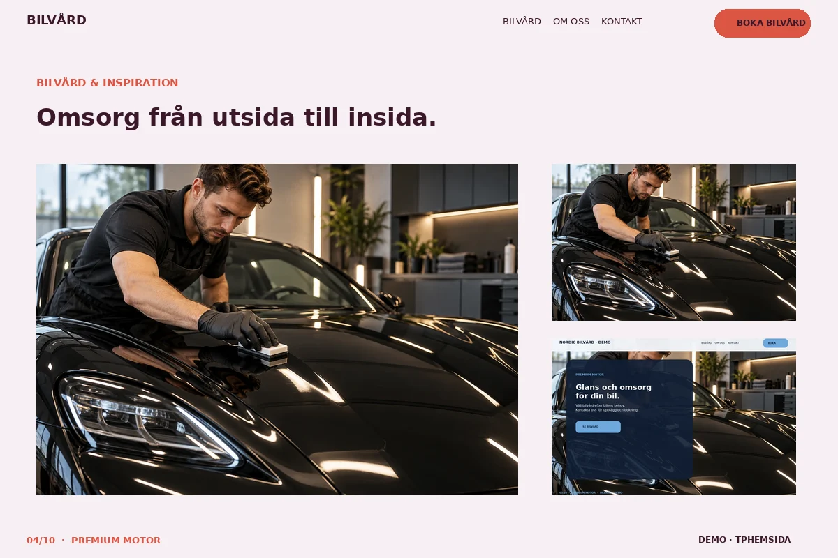 Premium Motor – Bilgalleri för bilvård