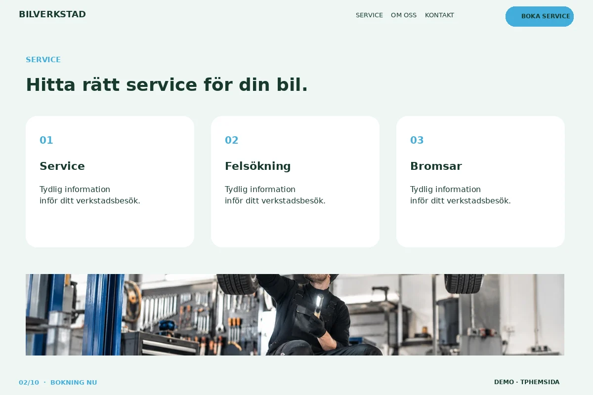 Bokning Nu – Bilservice för bilverkstad
