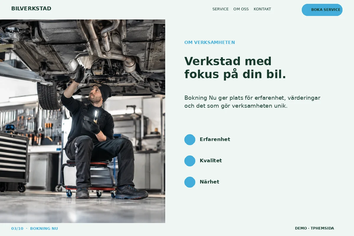 Bokning Nu – Om företaget för bilverkstad