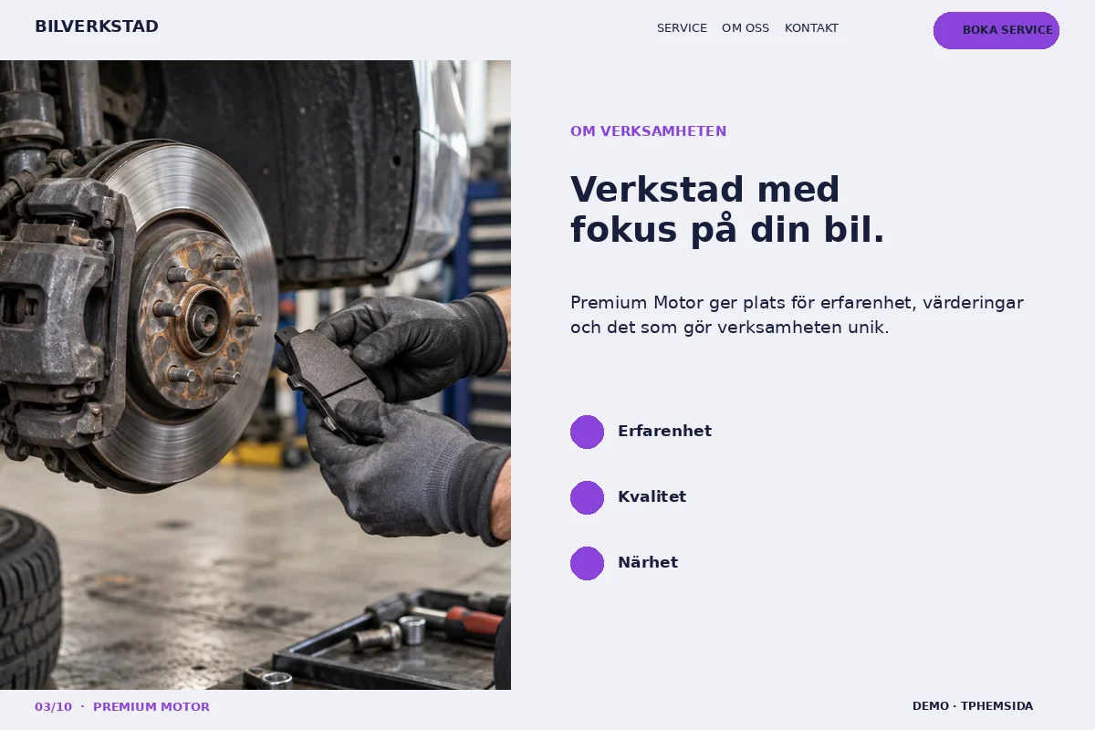 Premium Motor – Om företaget för bilverkstad