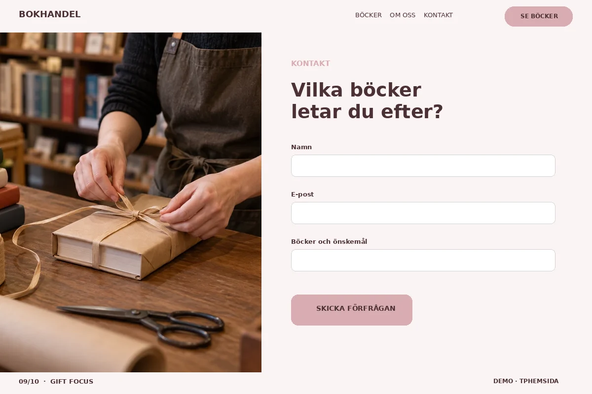 Gift Focus – Kontakt för bokhandel