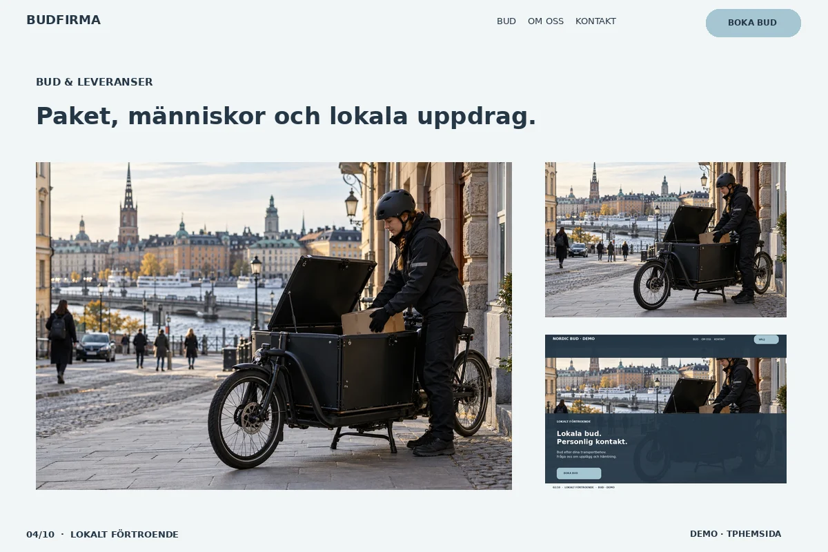 Lokalt Förtroende – Budgalleri för budfirma