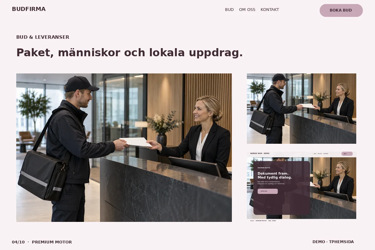 Premium Motor – Budgalleri för budfirma